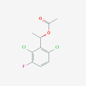 (1S)-1-(2,6-dichloro-3-fluorophenyl)ethyl acetate