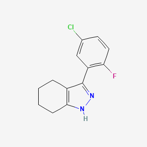 3-(5-Chloro-2-fluorophenyl)-4,5,6,7-tetrahydro-1H-indazole