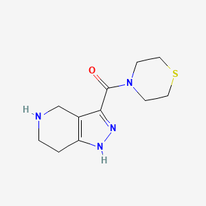 (4,5,6,7-Tetrahydro-2H-pyrazolo[4,3-c]pyridin-3-yl)(thiomorpholino)methanone