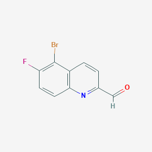 5-Bromo-6-fluoroquinoline-2-carbaldehyde