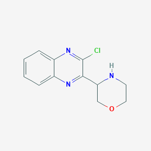 3-(3-Chloroquinoxalin-2-yl)morpholine