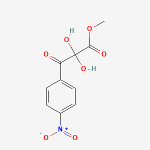 Methyl 2,2-dihydroxy-3-(4-nitrophenyl)-3-oxopropanoate