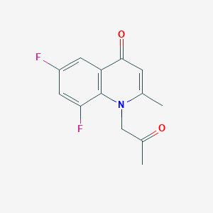 6,8-Difluoro-2-methyl-1-(2-oxopropyl)quinolin-4(1H)-one