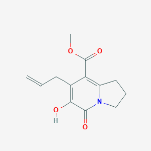 Methyl 7-allyl-6-hydroxy-5-oxo-1,2,3,5-tetrahydroindolizine-8-carboxyate