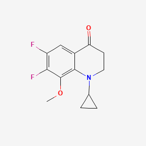 1-Cyclopropyl-6,7-difluoro-8-methoxy-2,3-dihydroquinolin-4(1H)-one