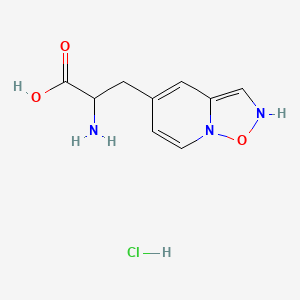 3-(2H-[1,2,5]oxadiazolo[2,3-a]pyridin-5-yl)-2-aminopropanoicacidhydrochloride