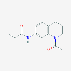 N-(1-Acetyl-1,2,3,4-tetrahydroquinolin-7-yl)propionamide