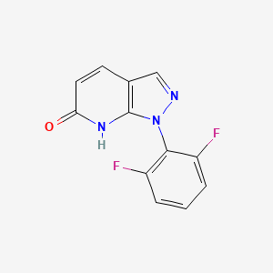 1-(2,6-Difluorophenyl)-1H-pyrazolo[3,4-b]pyridin-6(7H)-one