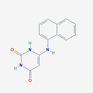 6-(Naphthalen-1-ylamino)-1H-pyrimidine-2,4-dione