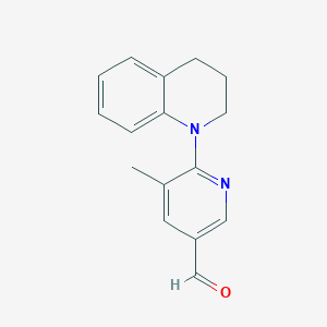 6-(3,4-Dihydroquinolin-1(2H)-yl)-5-methylnicotinaldehyde