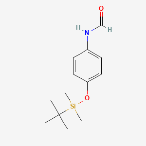 N-(4-{[tert-Butyl(dimethyl)silyl]oxy}phenyl)formamide