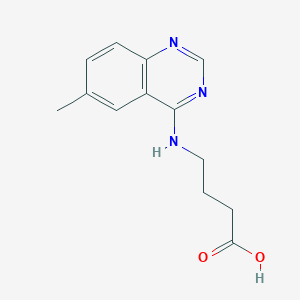 4-((6-Methylquinazolin-4-yl)amino)butanoic acid