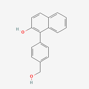 1-(4-(Hydroxymethyl)phenyl)naphthalen-2-ol