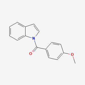 molecular formula C16H13NO2 B11864350 1H-Indole, 1-(4-methoxybenzoyl)- CAS No. 52498-87-0