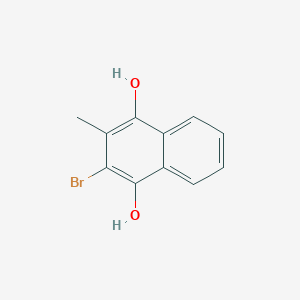 2-Bromo-3-methyl-1,4-naphthalenediol