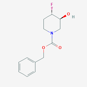 trans-Benzyl 4-fluoro-3-hydroxypiperidine-1-carboxylate