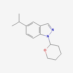 5-Isopropyl-1-(tetrahydro-2H-pyran-2-yl)-1H-indazole