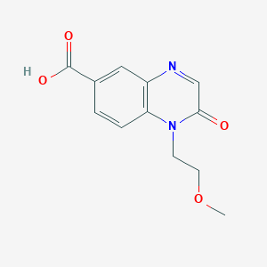 1-(2-Methoxyethyl)-2-oxo-1,2-dihydroquinoxaline-6-carboxylic acid