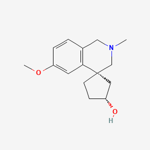 Cis-6'-methoxy-2'-methyl-2',3'-dihydro-1'H-spiro[cyclopentane-1,4'-isoquinolin]-3-ol