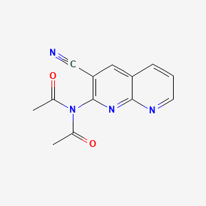 N-Acetyl-N-(3-cyano-1,8-naphthyridin-2-yl)acetamide