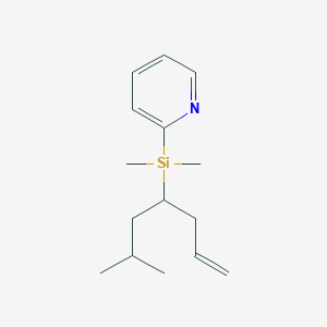 molecular formula C15H25NSi B11864712 2-(Dimethyl(6-methylhept-1-en-4-yl)silyl)pyridine 