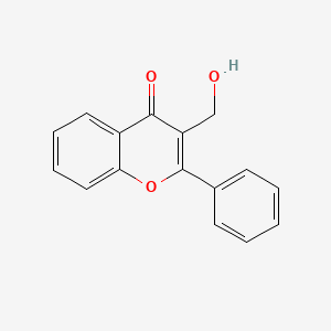 3-(Hydroxymethyl)-2-phenylchromen-4-one