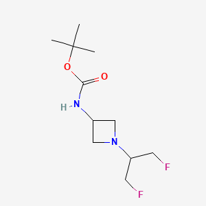 tert-Butyl (1-(1,3-difluoropropan-2-yl)azetidin-3-yl)carbamate