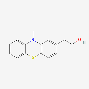molecular formula C15H15NOS B1186486 2-(10-Methyl-10H-phenothiazin-2-YL)ethanol 