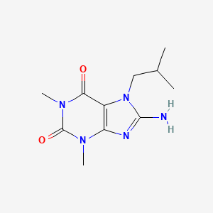 8-Amino-7-isobutyl-1,3-dimethyl-1H-purine-2,6(3H,7H)-dione