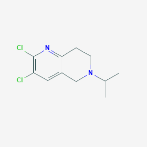 2,3-Dichloro-6-isopropyl-5,6,7,8-tetrahydro-1,6-naphthyridine