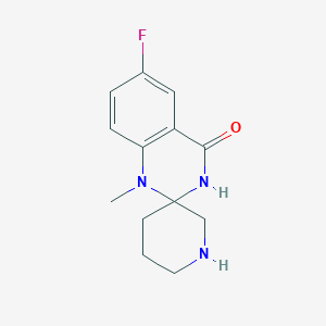 6'-Fluoro-1'-methyl-1'H-spiro[piperidine-3,2'-quinazolin]-4'(3'H)-one