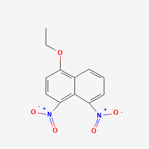 molecular formula C12H10N2O5 B1186514 1-Ethoxy-4,5-dinitronaphthalene 