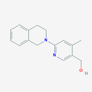 (6-(3,4-Dihydroisoquinolin-2(1H)-yl)-4-methylpyridin-3-yl)methanol