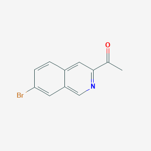 1-(7-Bromoisoquinolin-3-yl)ethanone