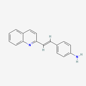 4-(2-(Quinolin-2-yl)vinyl)aniline