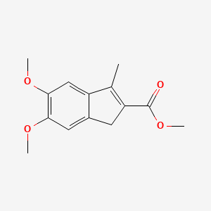 Methyl 5,6-dimethoxy-3-methyl-1H-indene-2-carboxylate