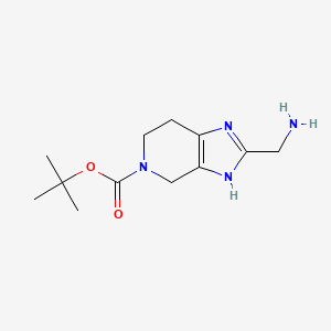 tert-Butyl 2-(aminomethyl)-6,7-dihydro-1H-imidazo[4,5-c]pyridine-5(4H)-carboxylate