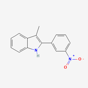 3-Methyl-2-(3-nitrophenyl)-1H-indole