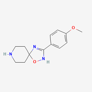 3-(4-Methoxyphenyl)-1-oxa-2,4,8-triazaspiro[4.5]dec-2-ene