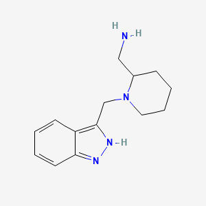 (1-((1H-Indazol-3-yl)methyl)piperidin-2-yl)methanamine