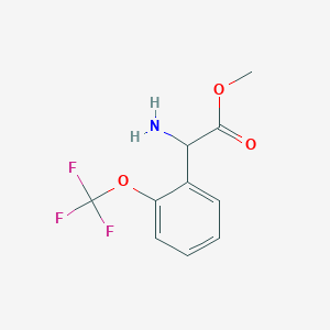 Methyl 2-amino-2-[2-(trifluoromethoxy)phenyl]acetate