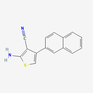 2-Amino-4-(naphthalen-2-yl)thiophene-3-carbonitrile