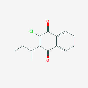 2-(Butan-2-yl)-3-chloronaphthalene-1,4-dione