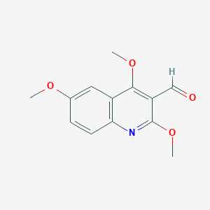 2,4,6-Trimethoxyquinoline-3-carbaldehyde