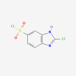 2-Chloro-1H-benzo[d]imidazole-6-sulfonyl chloride