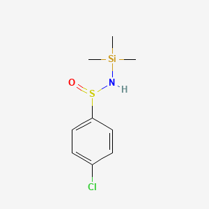 4-Chloro-N-(trimethylsilyl)benzene-1-sulfinamide