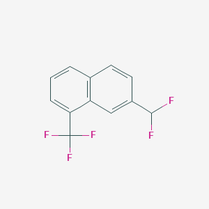 7-(Difluoromethyl)-1-(trifluoromethyl)naphthalene