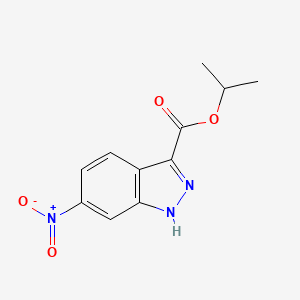 Isopropyl 6-nitro-1H-indazole-3-carboxylate