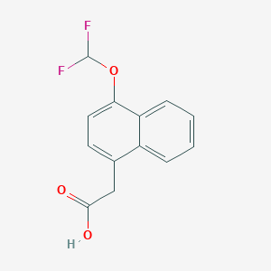 1-(Difluoromethoxy)naphthalene-4-acetic acid