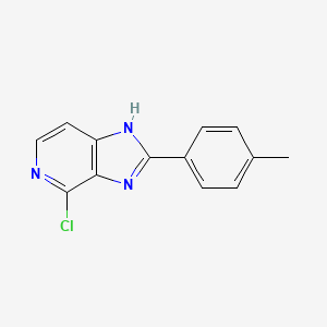 1H-Imidazo(4,5-c)pyridine, 4-chloro-2-(4-methylphenyl)-